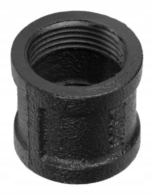 Mufa łącznik Loft Industrial 3/4" czarny mat