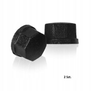 Zaślepka 2szt Loft Industrial 3/4" czarny mat