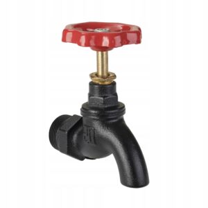 Kran rystykalny Loft Industrial 3/4'' czarny mat