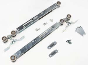 Komplet wózków dodatkowe skrzydło IRON +2xDOMYKACZ