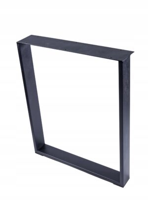 Noga stołu biurka LOFT stal lakierowana czarna 72x60 profil 8x2 INDUSTRIAL