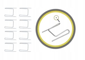 klips mocujący zabezpieczający szczotka uszczelka szczotkowa kurzowa 8szt