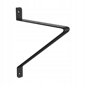 wspornik półki Loft GD industrial 22x25 czarny mat