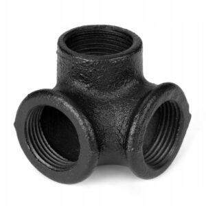 Trójnik kątowy Loft Industrial 3/4'' czarny mat