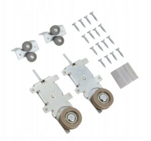 kpl wózków kółek rolek dodatkowe skrzydło szafy RAM 2x WD18C + 2x WG18 37,5