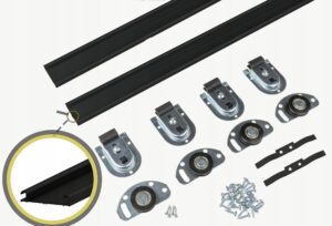 System drzwi przesuwnych szafy ATU TWIN 3,0 CZARNY