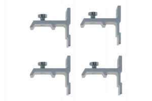Klamry ścienne 45mm do systemu HERKULES KPL 4szt