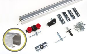 System do drzwi składanych 2x40kg 150cm HEAVY FOLD