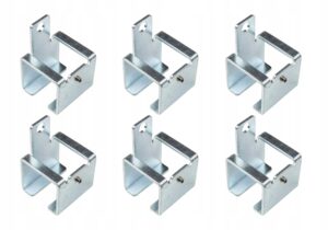 Klamra ścienna bez dystansu EMU 6szt