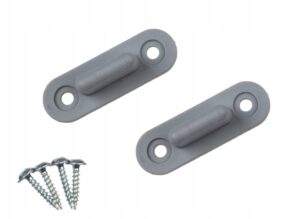 prowadnik dolny drzwi przesuwnych płetwa szara 2sz