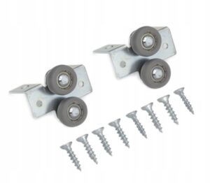 kółka rolki wózki 2x wózek górny prowadzący szerokość w torze górnym 37,5mm