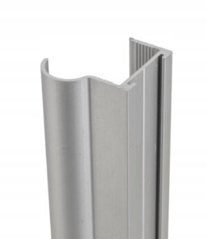 rączki do szaf przesuwnych komplet na 2 drzwi SREBRNE 4szt.