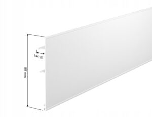 MASKOWNICA systemu przesuwnego do drzwi HEAVY 2000 lakierowana biały mat