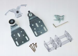 kółka dodatkowe skrzydło szaf do prowadnicy górnej