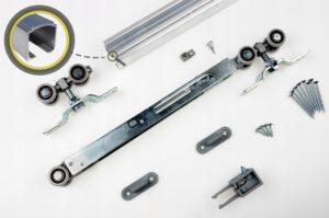 system przesuwny do drzwi Iron 60kg 1,8m domykacz