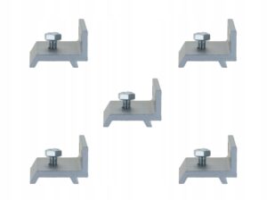 Klamry ścienne 25mm do systemu HERKULES KPL 5szt