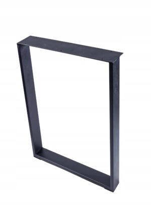 Noga stołu biurka LOFT stal lakierowana czarna 72x50 profil 8x2 INDUSTRIAL