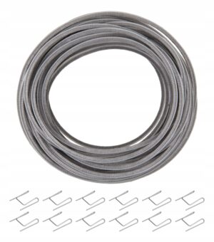 szczotka odbojowa uszczelka szczotkowa kurzowa 4,8x4 szara 16,5m klej klips