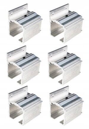 Klamra ścienna do prowadnicy Heavy 6szt