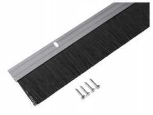 szczotka listwa uszczelniająca 34mm profil alu 1m uszczelka szczotkowa