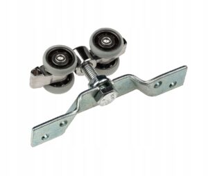 kółko rolka wózek jezdny z mocowaniem drzwi przesuwnych podwieszany EMU