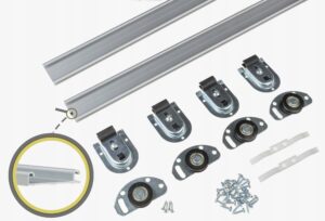 zestaw kółek i prowadnic szaf przesuwnych 300cm