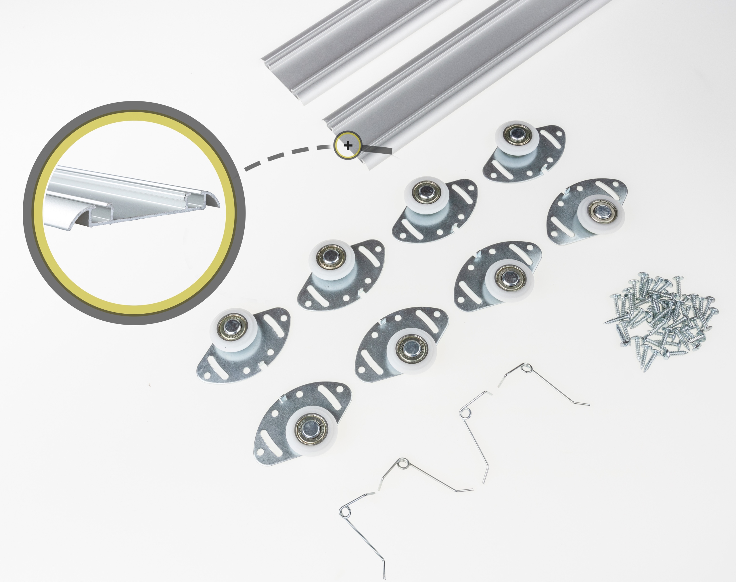 system do drzwi przesuwnych w szafach Atu V 3000