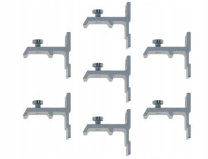 Klamry ścienne 45mm do systemu HERKULES KPL 7szt