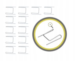 klips mocujący zabezpieczający szczotka uszczelka szczotkowa kurzowa 12szt