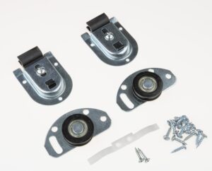 komplet wózków kółka rolki szafy szafki przesuwne