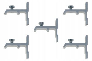 Klamry ścienne 45mm do systemu HERKULES KPL 5szt